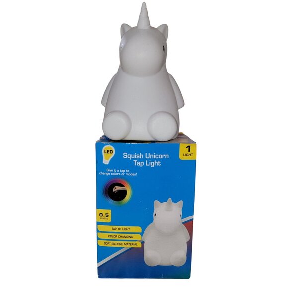 Greenbrier International Other - Squish Unicorn Tap Light LED With Color Changing Modes